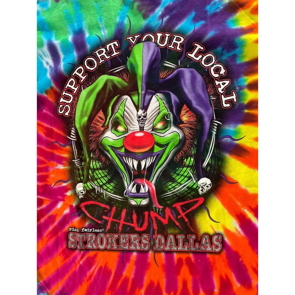 Rick Fairless Gildan 'Support Your Local Chump' Strokers Dallas Tee Shirt. L EUC